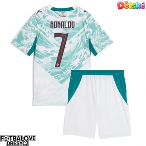 Portugalsko Cristiano Ronaldo #7 Dětské Venkovní dres komplet MS 2026 Krátký Rukáv (+ trenýrky)